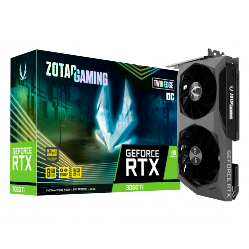 Tarjeta de Video Zotac NVIDIA GeForce RTX 3060 Ti Twin Edge OC, 8GB 256-bit GDDR6X, PCI Express x16 4.0, ZT-A30620H-10P