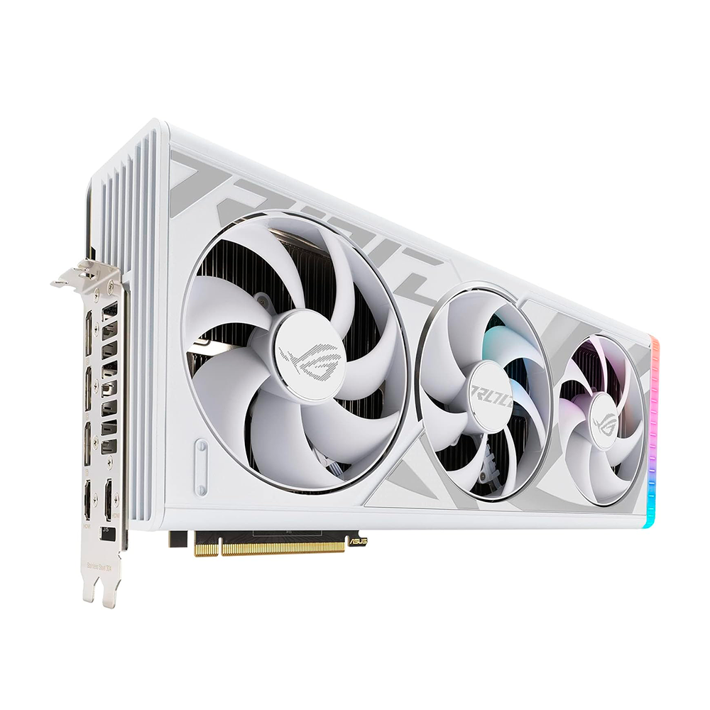 Asus ROG Strix GeForce RTX 4090 White Edition, PCIe 4.0, 24GB GDDR6X, HDMI 2.1a, DisplayPort 1.4a, ROG-STRIX-RTX4090-24G-WHITE - Image 3