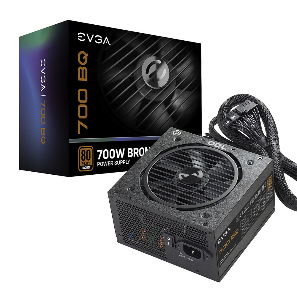 Fuente De Poder EVGA BQ, 700W 80+ Bronze, Semi Modular, 110-BQ-0700-V1