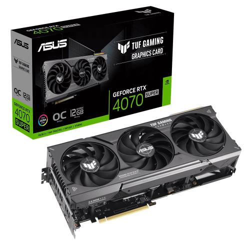 Tarjeta Video ASUS TUF Geforce RTX 4070 SUPER 12GB OC, 12GB 192-bit GDDR6X, TUF-RTX4070S-O12G-GAMING