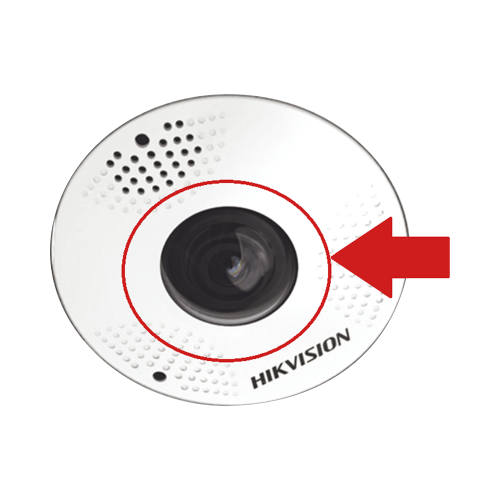 HIKVISION 190213282 Mica de Reemplazo para Fisheye, DS-2CD2945FWD y DS-2CD6365G0E-IVS(B)
