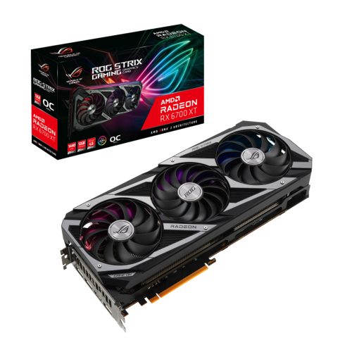 Tarjeta de video Radeon RX 6700 XT 12GB GDDR6, ASUS ROG STRIX OC, HDMI, DP, ROG-STRIX-RX6700XT-O12G-GAMING, 3 AÑOS DE GARANTIA NACIONAL