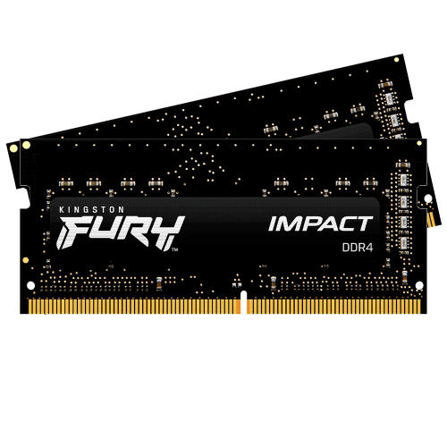 Memoria RAM DDR4 Sodimm 64GB 2933MHz Kingston Fury Impact Kit 2x32GB, KF429S17IBK2/64 /MAX. 1 X CLIENTE