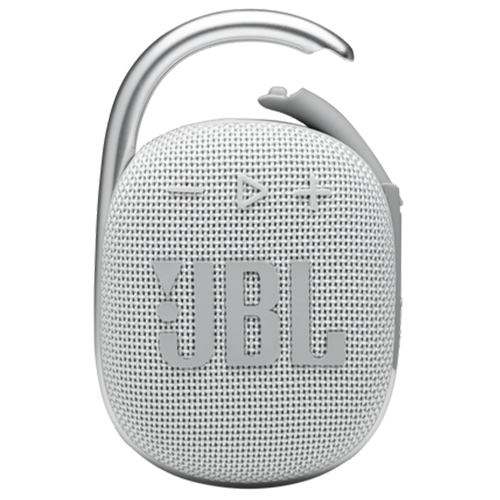 Bocina Portátil JBL Clip 4, Inalámbrica, 10 Horas, Blanco, JBLCLIP4WHT