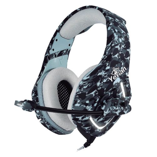 Diadema Gamer Yeyian Force Serie 3000 Cammo Edition, jack 3.5mmx2, Microfono - YDF-33401G