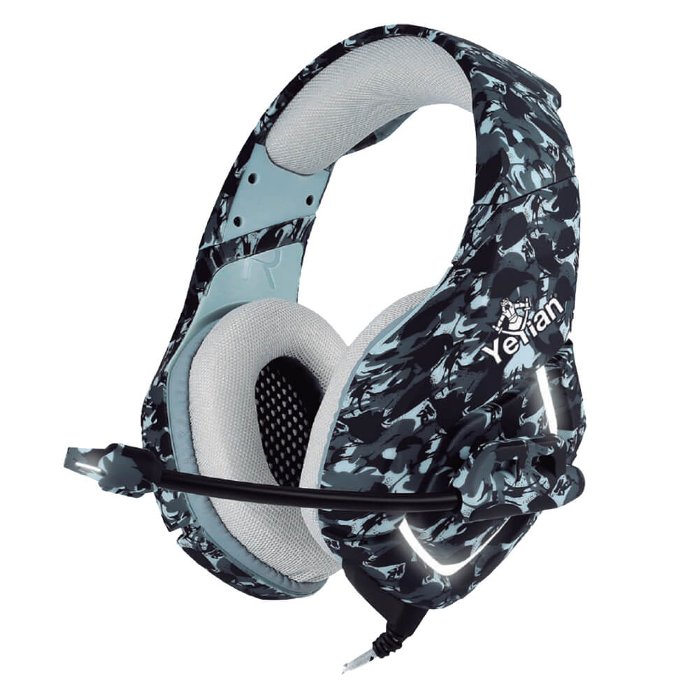 Diadema Gamer Yeyian Force Serie 3000 Cammo Edition, jack 3.5mmx2, Microfono - YDF-33401G
