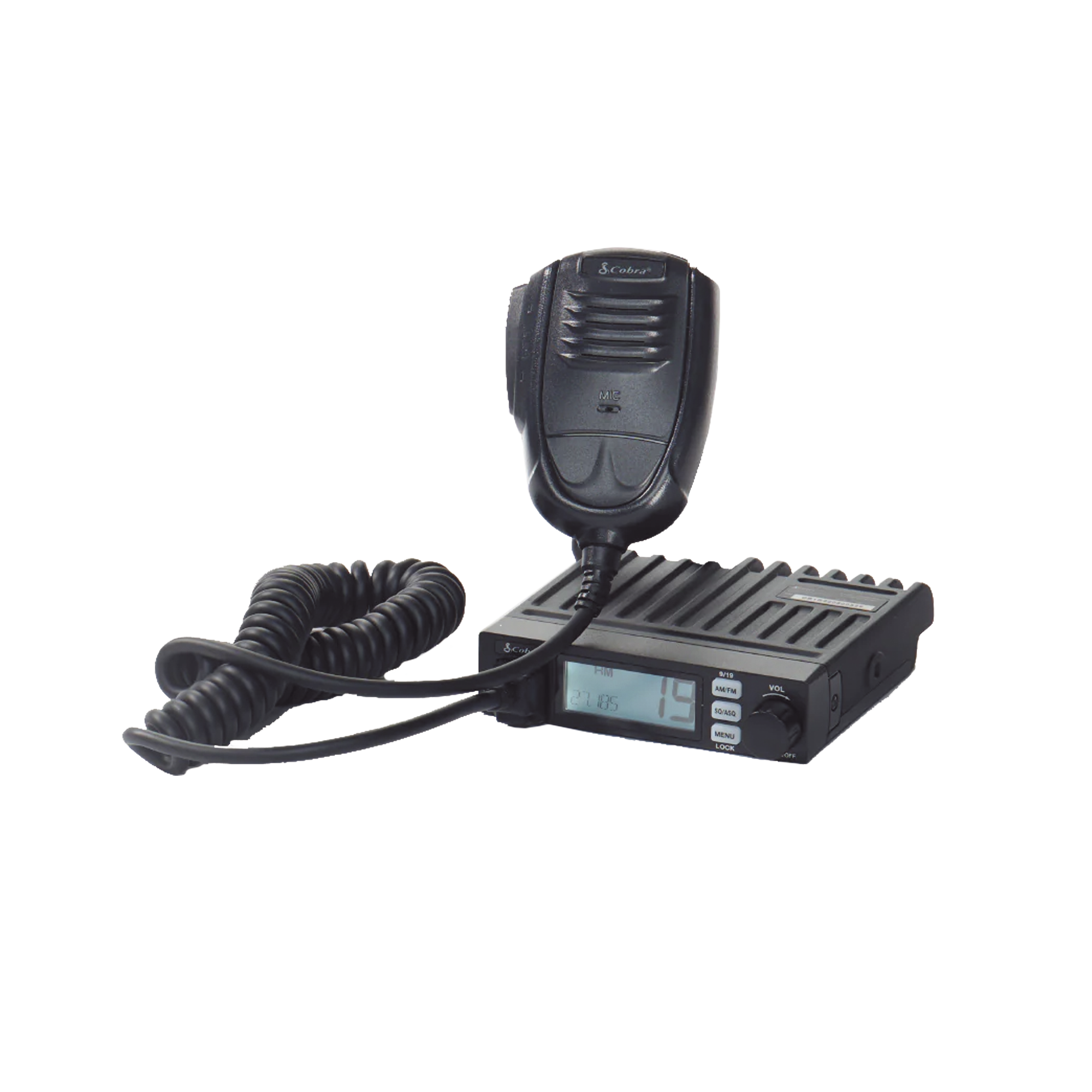 COBRA 19MINIAMFM Radio móvil en banda CB de 40 canales en modulación AM y FM