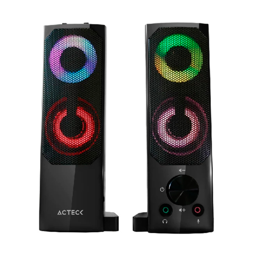 Bocinas Acteck Elant, Alámbrico, 3W RMS, 3.5mm, Negro, AC-935258