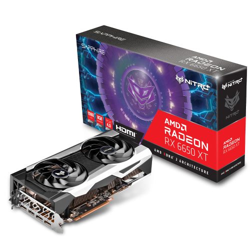 Tarjeta de video Radeon RX 6650 XT 8GB GDDR6, Sapphire Nitro+, HDMI, DP/ PCI-e 4.0, Nuevo Chip RDNA 2, 11319-01-20G, 1 AÑO DE GARANTIA NACIONAL