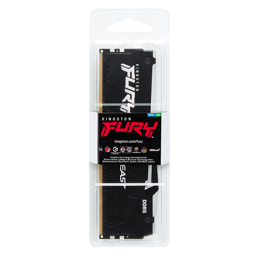 Memoria RAM Kingston Fury Beast RGB DDR5, 6000MHz, 32GB, Non-ECC, CL40, XMP, KF560C40BBA-32 /MAX. 1 X CLIENTE - Image 3