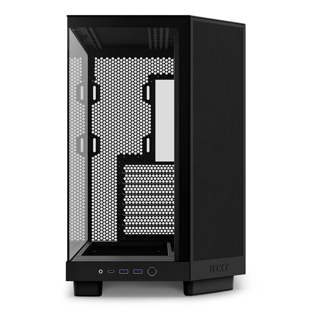 Bundle Gabinete NZXT H6 FLOW BLACK, Cristal Templado, Mini-ITX, Micro-ATX, ATX, USB 3.2, USB 3.2 Gen.2 Tipo C, Sin Fuente, Negro + Unidad de Ventilador monocasco - Image 3
