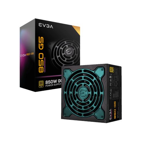 Fuente de poder 850 G5 SUPERN, EVGA, Certificación 80+ GOLD, Full Modular, 220-G5-0850-X1