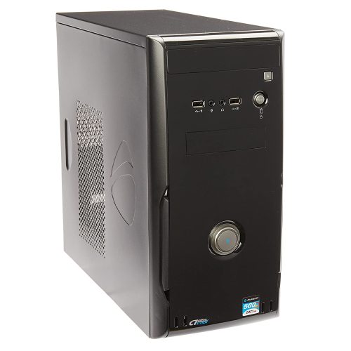 Gabinete Acteck Badem P-509 GA-389315-4 Black Micro ATX Fuente 500W