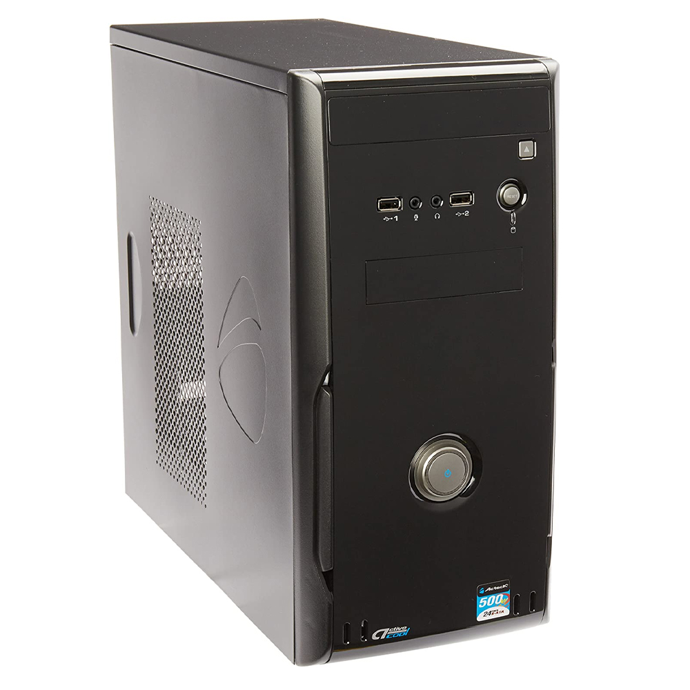 Gabinete Acteck Badem P-509 GA-389315-4 Black Micro ATX Fuente 500W