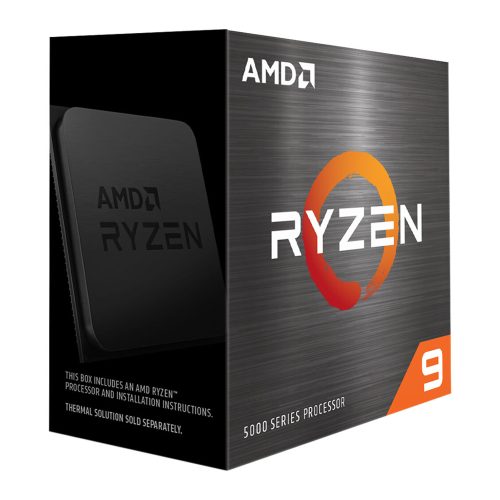 Procesador AMD Ryzen 9 5900X, 12 Core, 24 Thread, 3.7GHz, 4.8GHz Boost, TDP 105W, (Requiere Disipador), (Requiere Tarjeta de Video), 100-100000061WOF