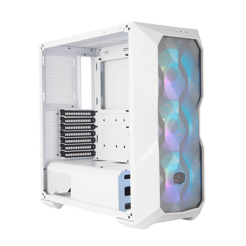 Gabinete Cooler Master Masterbox TD500 Mesh V2, Cristal Templado, 3xCF120 ARGB FAN Incluidos, Blanco, 2 xUSB 3.2, 1 USB 3.0, ATX, Micro ATX, Mini ITX, TD500V2-WGNN-S00 - Image 3