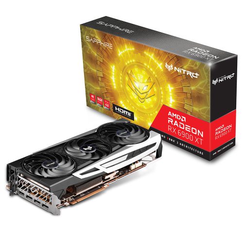Tarjeta de video Radeon RX 6900 XT 16GB GDDR6, Sapphire Nitro +, HDMI, DP, PCI-e 4.0, Nuevo Chip RDNA 2, 11308-01-20G, 1 AÑO DE GARANTIA NACIONAL