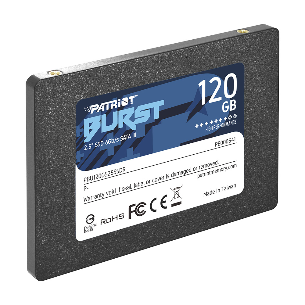 Unidad de estado solido SSD 120GB 2.5" SATA3 Patriot Memory Burst, PBU120GS25SSDR /MAX. 1 X CLIENTE - Image 3