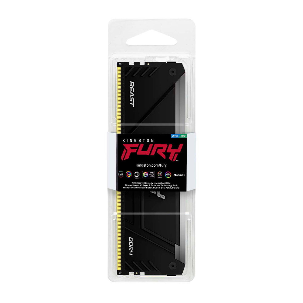 Memoria RAM Kingston FURY Beast RGB DDR4, 8GB, 2666MT/s, Non-ECC, XMP, KF426C16BB2A/8 /MAX. 1 X CLIENTE - Image 3