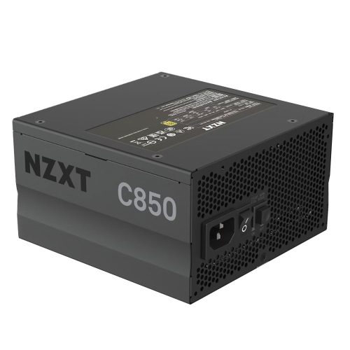Fuente de poder NZXT C850, 80 Plus Gold, Full Modular, 850W, PA-8G1BB-US
