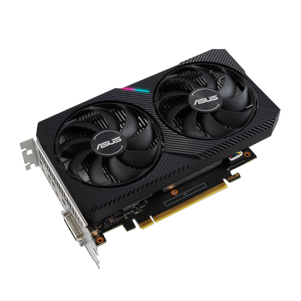 Tarjeta de video NVIDIA GeForce GTX 1650 4GB GDDR6, Asus Dual Mini OC Edition, HDMI, DP, DUAL-GTX1650-O4GD6-MINI-CSM, 3 AÑOS DE GARANTIA NACIONAL - Image 2