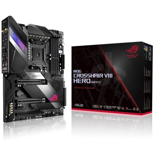Tarjeta Madre ROG CROSSHAIR VIII Hero (Wi-Fi) ASUS Socket AM4 AMD X570 ATX