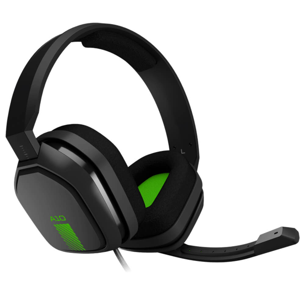 Diadema Gamer Logitech Astro A10 para XBOX One/ Microfono, Jack 3.5mm, PS4 - XBOX, Black-Green - 939-001595 - Image 2
