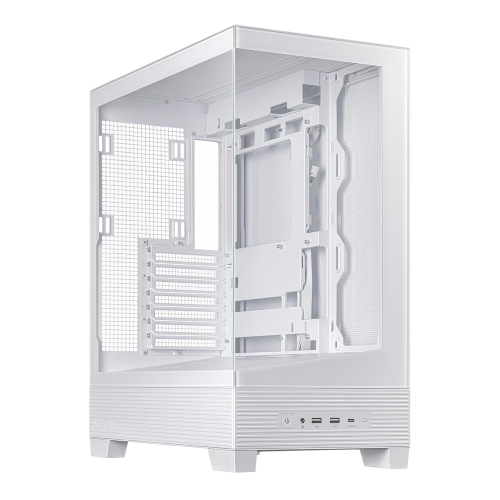 Gabinete ASUS A31, ATX, USB, Back Connect Compatible, Cristal Templado, GeForce RTX 50 Ready, Blanco, A31/WHT/TG, ASUSA31/ NAVIDAD