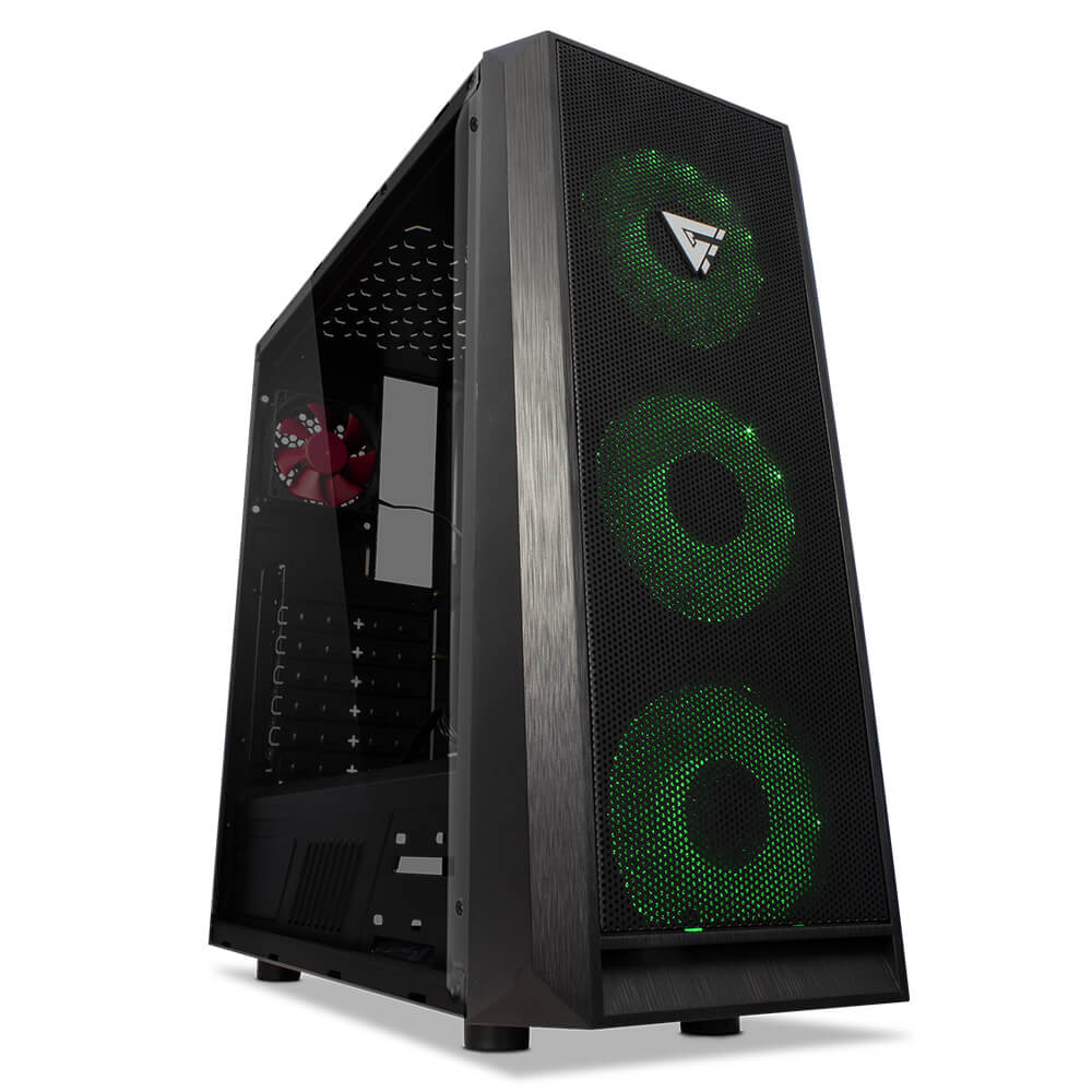 Gabinete Game Factor CSG502 RGB, Ventana Completa, ATX, USB 3.0