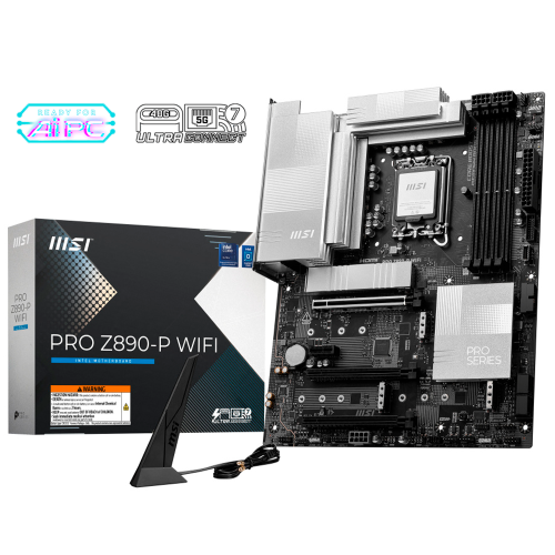 Tarjeta Madre MSI PRO Z890-P WIFI, ATX, LGA1851, Intel Z890, Up to 256GB DDR5, HDMI/DP, PRO Z890-P WIFI