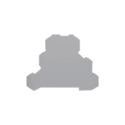 WAGO 2002-3291 Placa final e intermedia; espesor 0,8 mm; gris