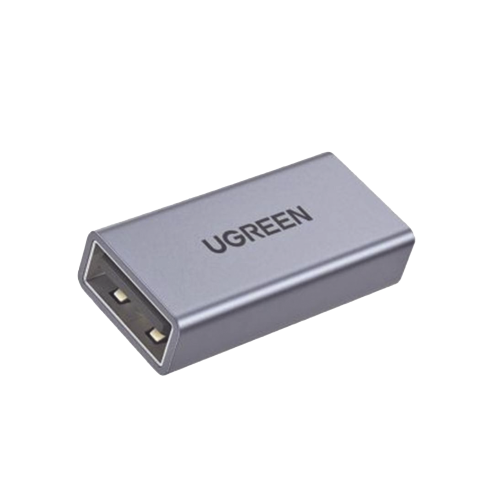UGREEN 20119 Adaptador USB-A hembra a USB-A hembra, USB 3.0, Velocidades de Transferencia de Datos de hasta 5 Gbps, Carcasa de Aluminio, Compacto y Portátil, Plug & Play, Compatible con versiones anteriores de USB.