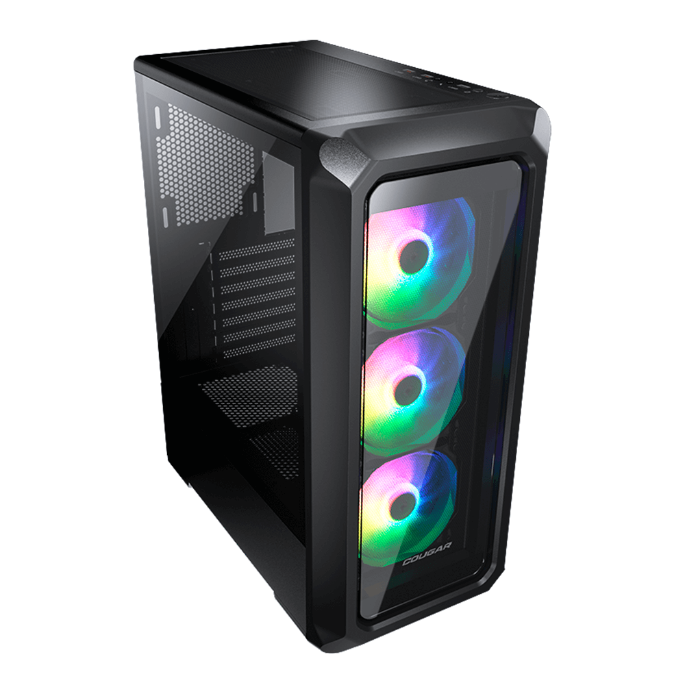 Gabinete Cougar Archon 2 RGB, Negro, ARGB, Mid Tower Case, Cristal Templado, 3 Ventiladores, 385CC50.0003 - Image 4
