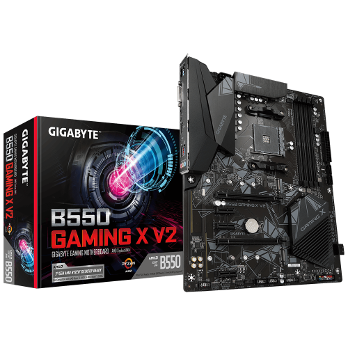 Tarjeta Madre Gigabyte B550 GAMING X V2, Socket AM4, AMD B550, ATX, DDR4, AMD Ryzen 5000