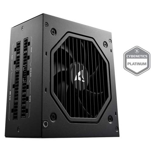 Fuente de Poder Sharkoon Rebel P20 1000W, 80+ Platinum, ATX 3.1, 1000W, Cybernetics Platinum, REBEL P20 1000W