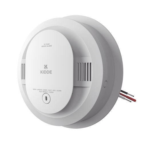 KIDDE 20SA10 Detector de Humo Compacto Fotoelectrico Autonomo | 120VCA Respaldo Batería 10 Años | Modelo 21031556 | Paquete de 6