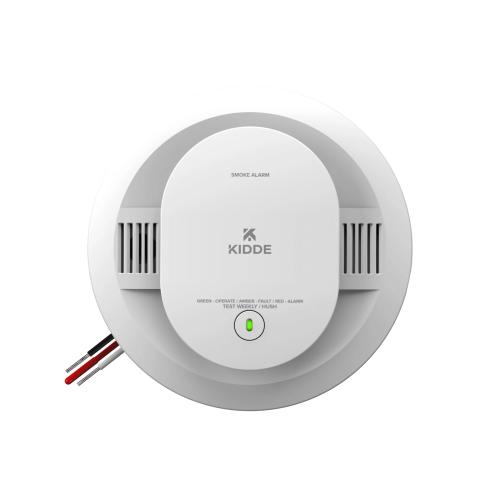 KIDDE 20SAR Detector de Humo Compacto Fotoelectrico Autonomo | 120 V y Respaldo Batería Reemplazable AA | Modelo 21031482 | Paquete de 6
