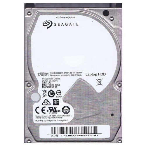 Disco Duro Interno Seagate 1TB 2.5" para Laptop, SATA3, 5900RPM