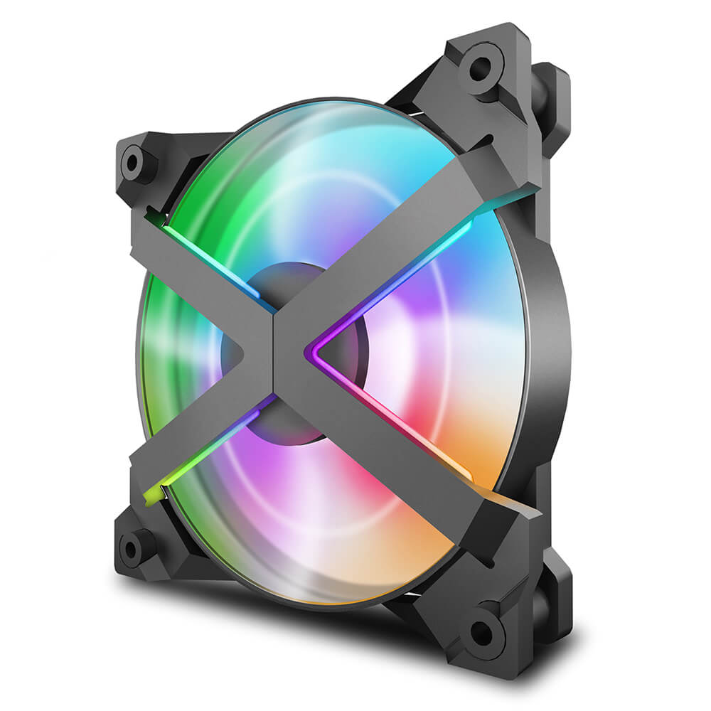 Kit de 3 Ventiladores Deepcool MF120 GT RGB, 3x120mm, Compatibles Aura Sync, DP-GS-F12-AR-MF120GT-3P - Image 3