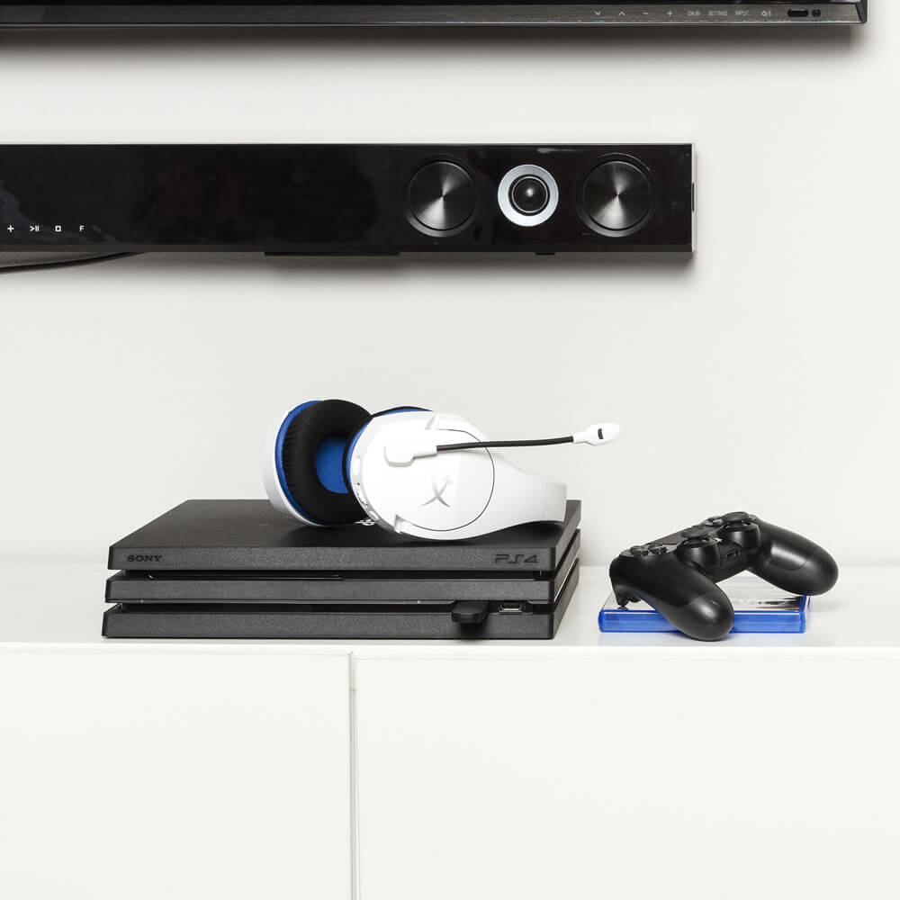 Diadema HyperX Cloud Stinger Core Wireless PS4, PC, PS4 y PS4 Pro con Microfono, White, 2.4GHz, HHSS1C-KB-WT/G - Image 8