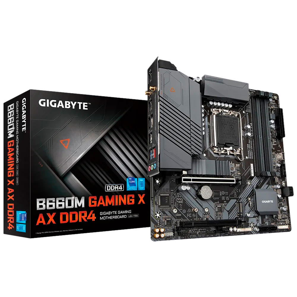 Tarjeta Madre Gigabyte B660M GAMING X AX DDR4, Socket LGA1700 Intel B660 ATX, DDR4, Intel Core 12th Generación