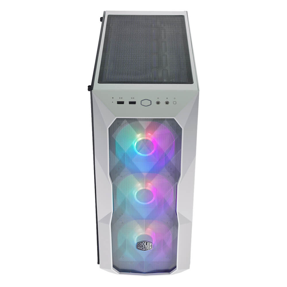 Gabinete Cooler Master Masterbox TD500 Mesh V2, Cristal Templado, 3xCF120 ARGB FAN Incluidos, Blanco, 2 xUSB 3.2, 1 USB 3.0, ATX, Micro ATX, Mini ITX, TD500V2-WGNN-S00 - Image 5