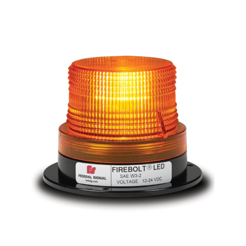 FEDERAL SIGNAL 22025002 Estrobo ámbar FIREBOLT PLUS de tecnología LED, 12-72 Vcc