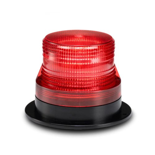 FEDERAL SIGNAL 22025004 Estrobo rojo FireBolt Plus con tecnología LED, 12-72 Vcc