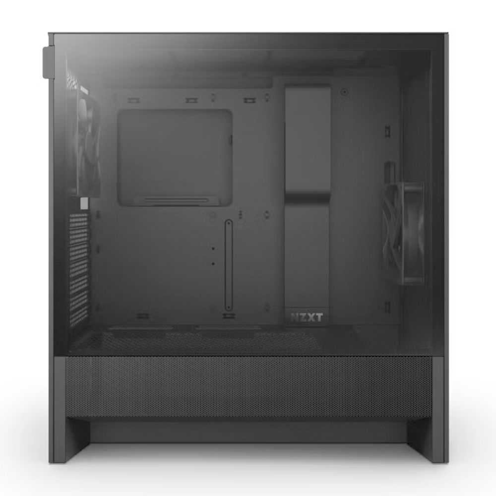 Gabinete NZXT H5 FLOW Negro, Versión 2024, Cristal Templado, Mid-Tower/ Sin Fuente, USB Tipo C, 2 Ventiladores F120Q Instalados, CC-H52FB-01, 2024H7 - Image 2