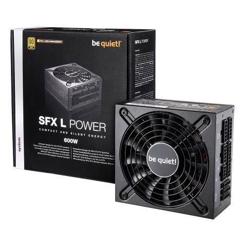Fuente de poder Certificacion 80+ Gold Be Quiet! SFX L POWER 600W - BN639