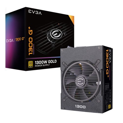 Fuente De Poder EVGA Supernova, 1300W 80+ Gold, Totalmente Modular, 10 años de Garantía, 220-GP-1300-X1 /