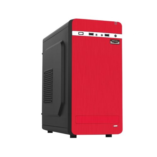Gabinete K-mex CM-01A7 Rojo Micro ATX
