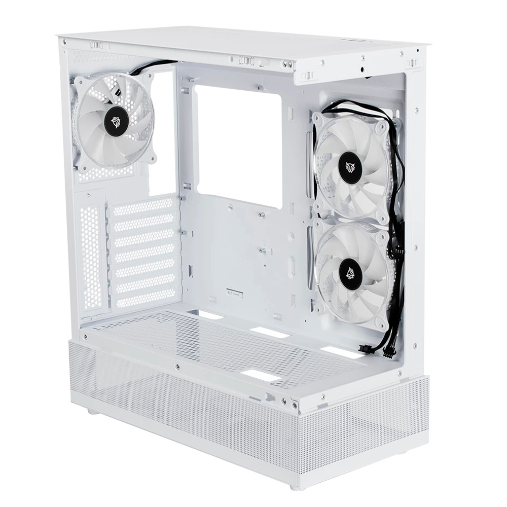 Gabinete Balam Rush Tank Super 9200 TB, Midi-Tower, ATX/Micro-ATX/ITX, USB 3.0/2.0, Sin Fuente, 3 Ventiladores RGB Instalados, Blanco, BR-938730 - Image 3
