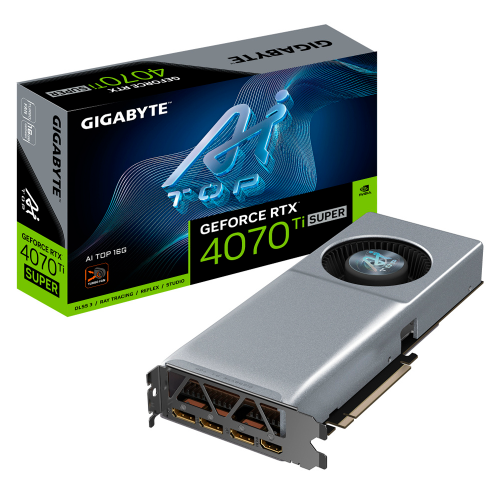 Tarjeta de Video Gigabyte NVIDIA GeForce RTX 4070 Ti SUPER AI TOP, 16GB 256-bit GDDR6X, PCI Express 4.0, GV-N407TSAI TOP-16GD